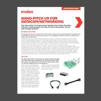 Molex&reg; Nano-Pitch I/O for Datacom/Networking