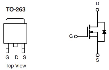 Vishay / Siliconix SQM120N04-1m7L 40V Automotive MOSFET