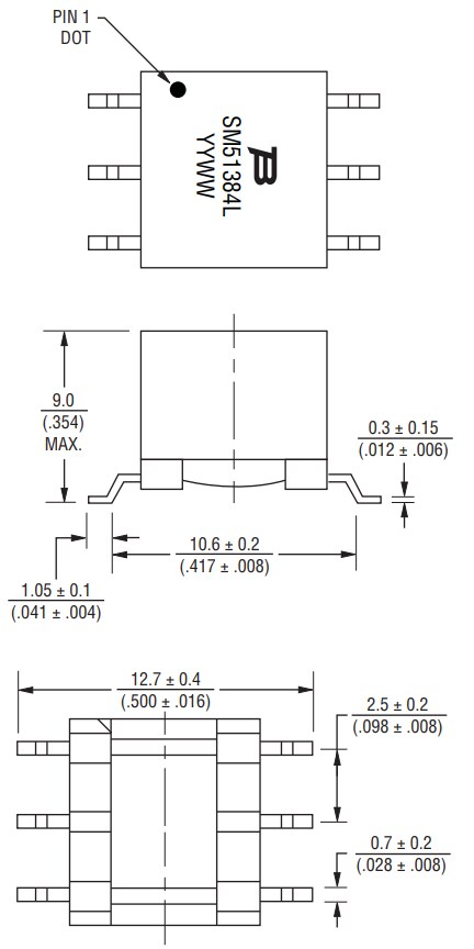 Bourns SM51384EL Isolation Power Transformer