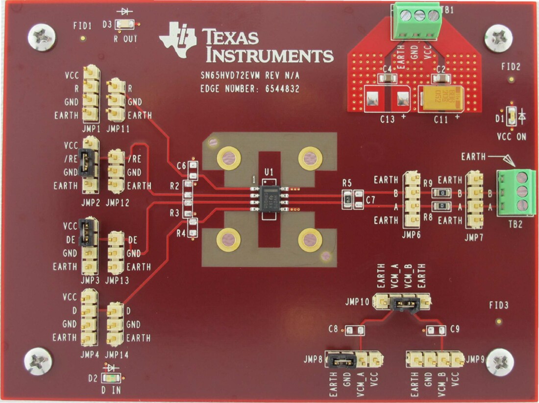 Chart - Texas Instruments RS485-HF-DPLX-EVM RS-485 Evaluation Module