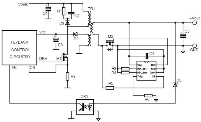 onsemi NCP4304A Synchronous Rectification Driver