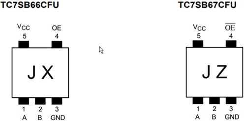 Toshiba TC7SB6xCFU Digital Bus Switch ICs
