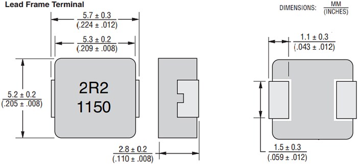 Bourns SRP5030TA Automotive Shielded Power Inductors
