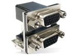NorComp Dual-Port Stacked D-Sub Connectors