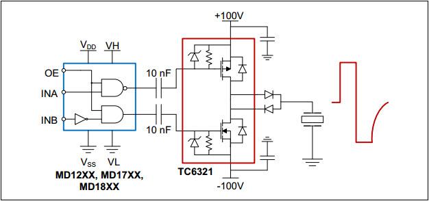 Microchip Technology TC6321 N & P-Channel MOSFET Pair