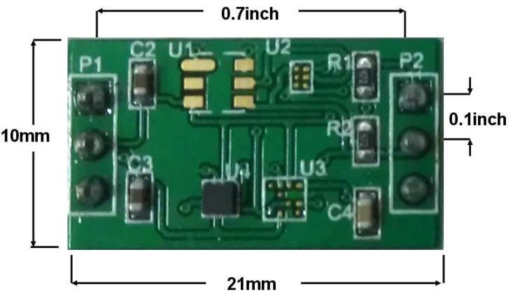 MEMSIC MMC3416PJ-B Prototyping Board