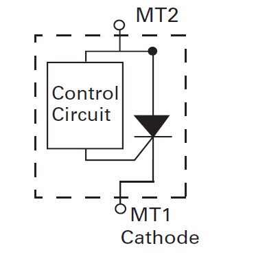 Schematic - Littelfuse PLED6N Open LED Protector