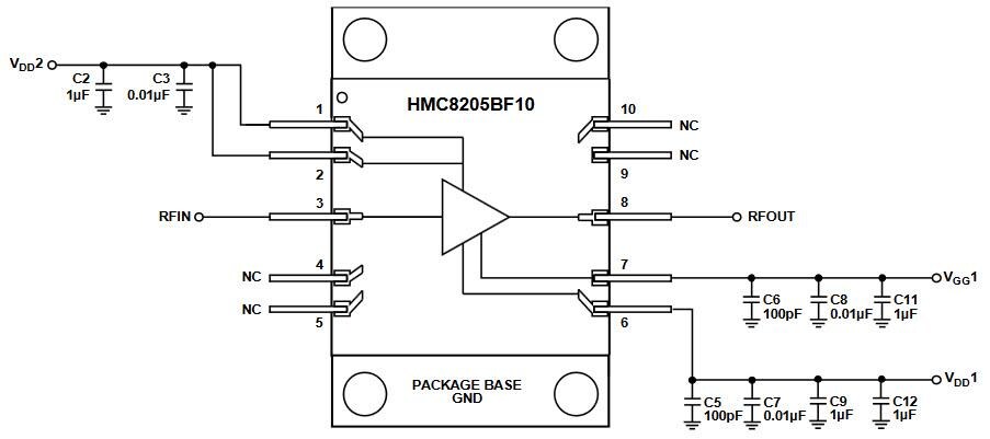 Analog Devices Inc. HMC8205 RF Amplifier