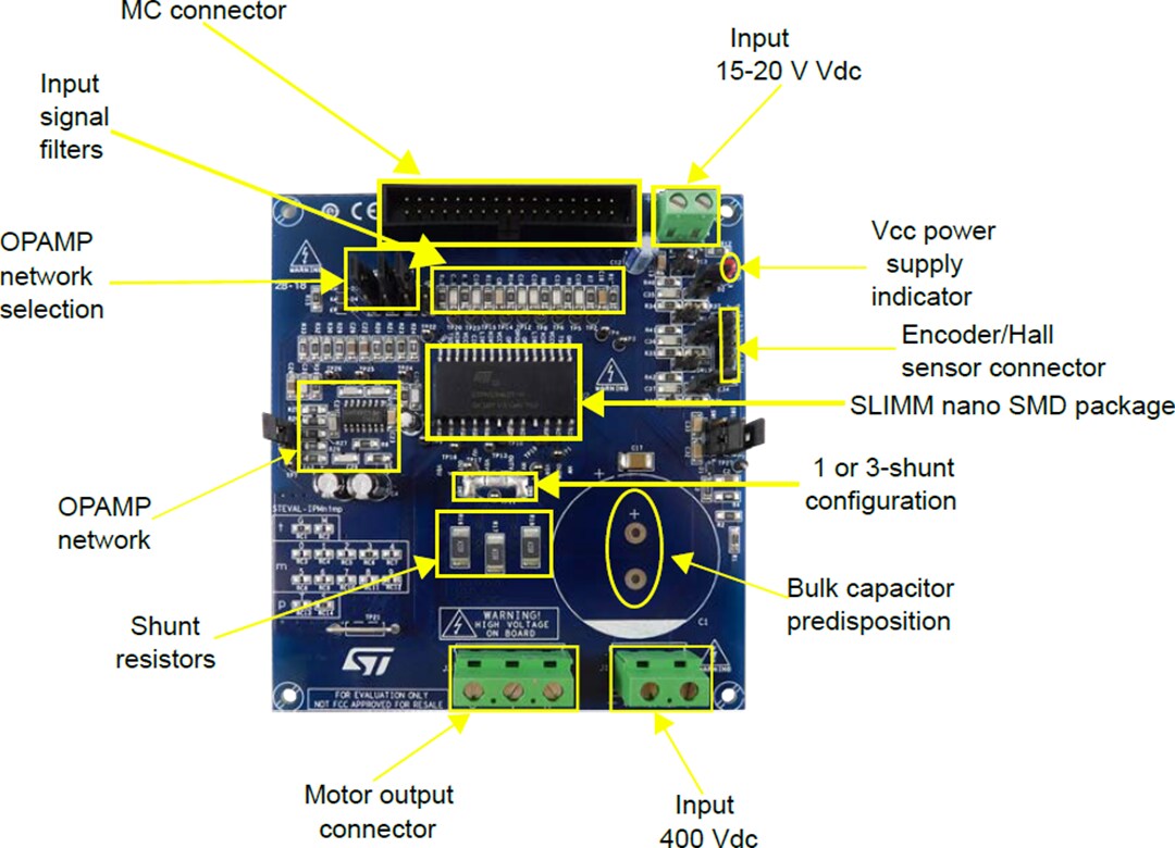 STMicroelectronics STEVAL-IPMnM2S Motor Drive Power Board
