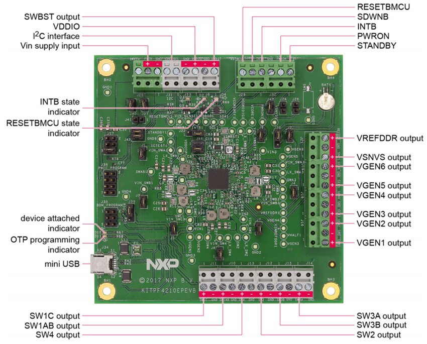Block Diagram - NXP Semiconductors KITPF4210EPEVB Evaluation Board