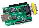 Analog Devices Inc. DC2617A isoSPI™/isoCAN Arduino Shield