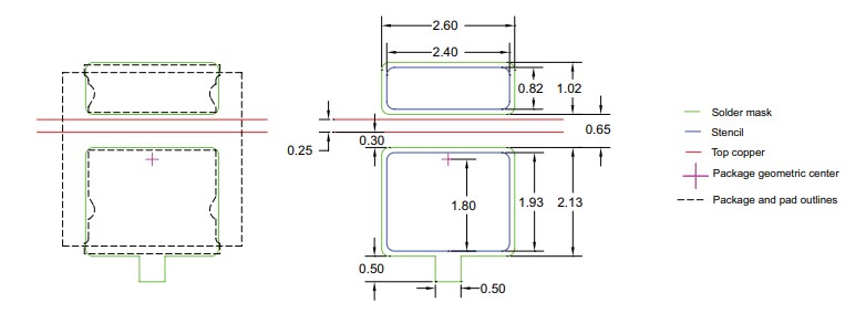 Mechanical Drawing - Lumileds LUXEON SunPlus 35 Line LEDs