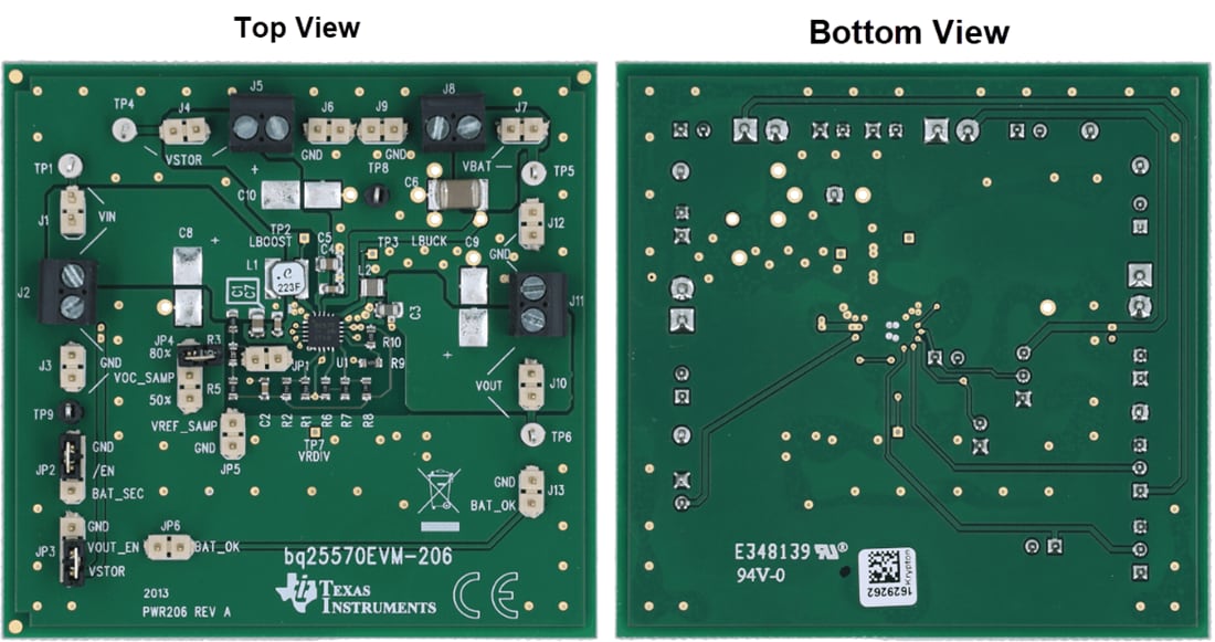 Mechanical Drawing - Texas Instruments bq25570EVM-206 Evaluation Module (EVM)