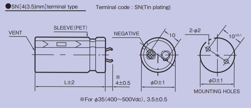 Chart - Rubycon MXH Snap-In Aluminum Electrolytic Capacitors