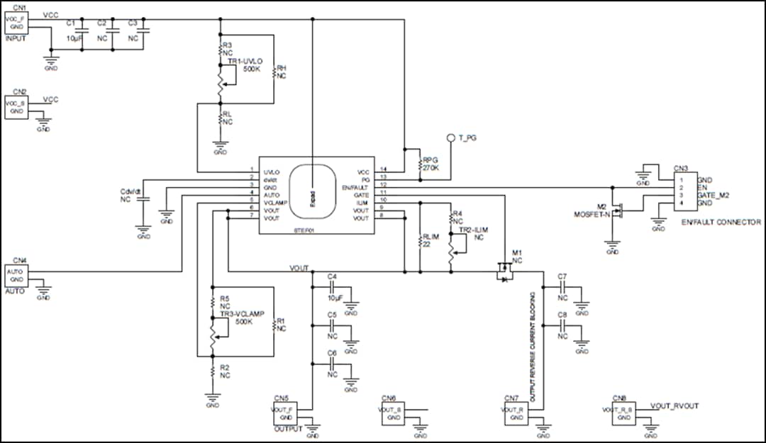 STMicroelectronics STEVAL-EFUSE01 Evaluation Board