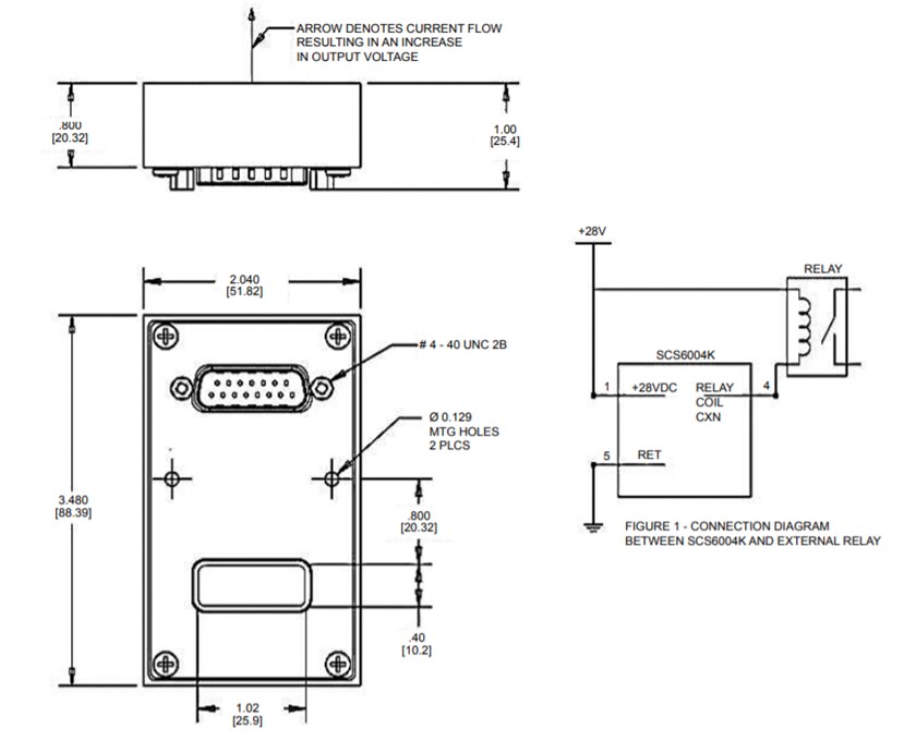 Mechanical Drawing - TE Connectivity HARTMAN Smart Current Sensor