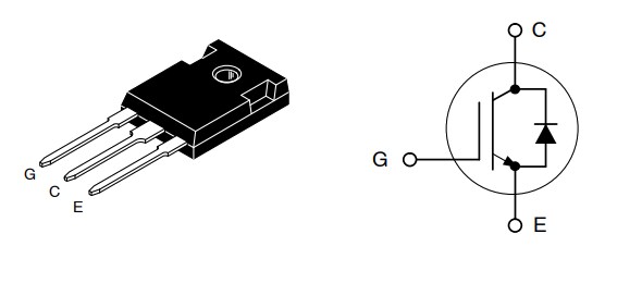 Application Circuit Diagram - onsemi AFGHL75T65SQD Field Stop Trench IGBT