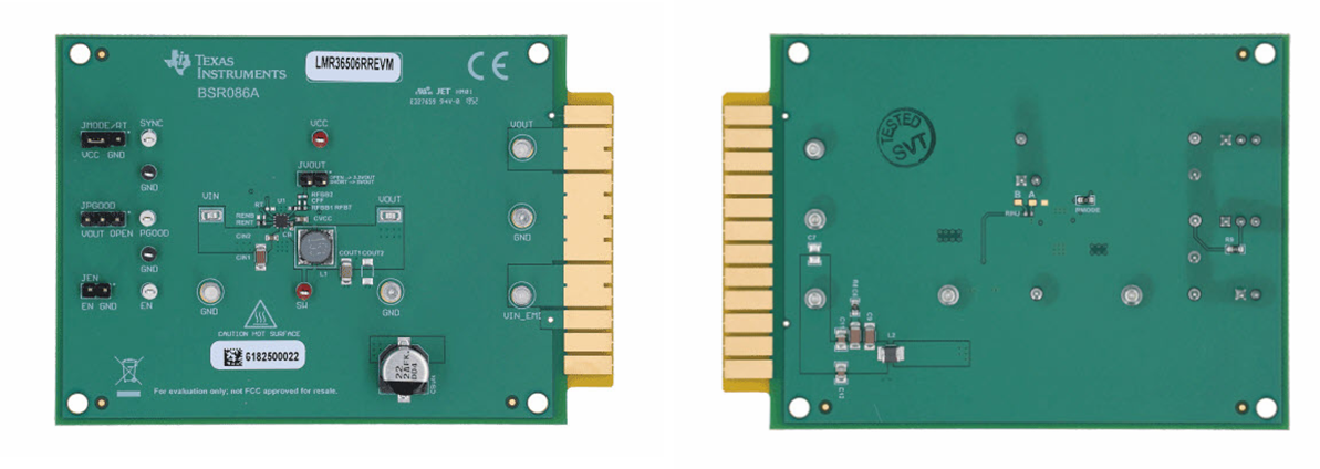 Texas Instruments LMR36506RREVM Evaluation Module
