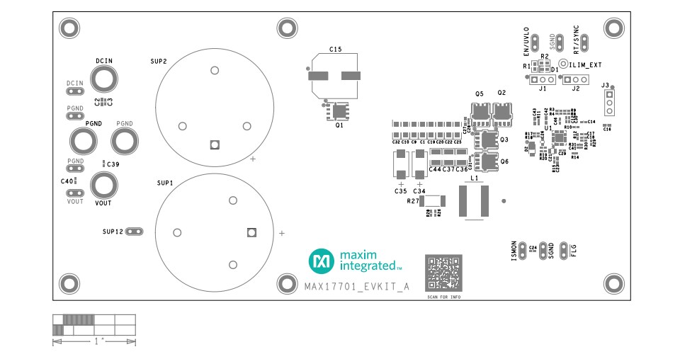 Location Circuit - Analog Devices Inc. MAX17701EVKITA Evaluation Kit