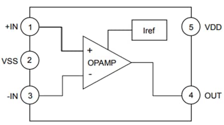 Block Diagram - ROHM Semiconductor BD77501G CMOS Operational Amplifier