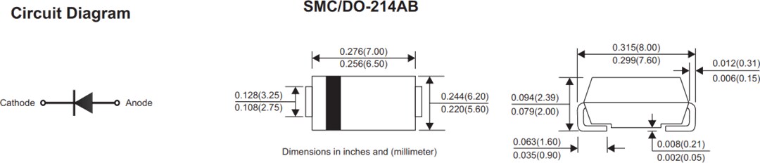 Comchip Technology US8xC-HF Ultra Fast Recovery Rectifiers
