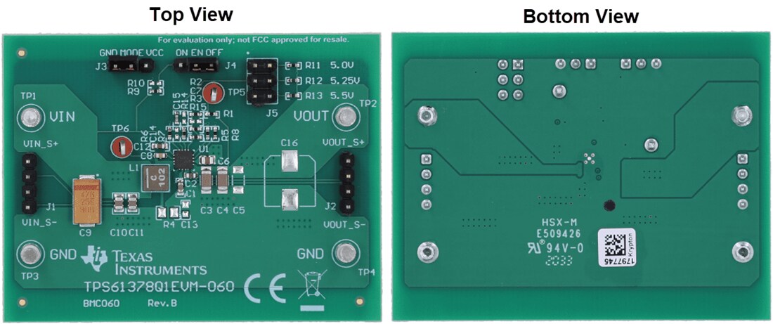 Mechanical Drawing - Texas Instruments TPS61378Q1EVM-060 Converter Evaluation Module