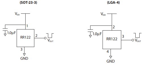 Application Circuit Diagram - Coto Technology RedRock® RR122 TMR Digital Magnetic Sensors