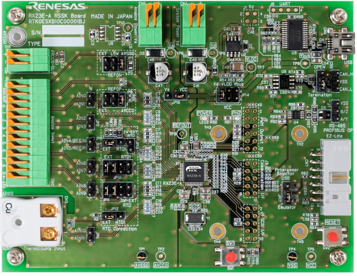 Renesas Electronics RX23E-A Solution Starter Kit