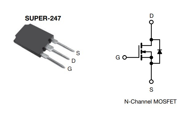 Vishay / Siliconix SiHS90N65E Power MOSFET