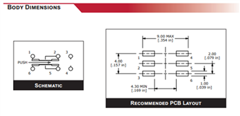 Block Diagram - E-Switch TL2233 Pushbutton Switches