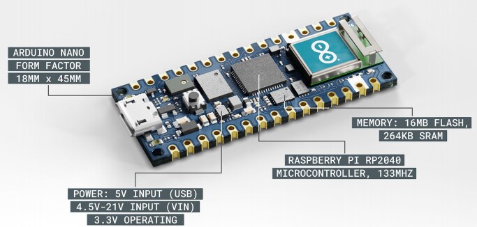 Arduino Nano RP2040 Connect