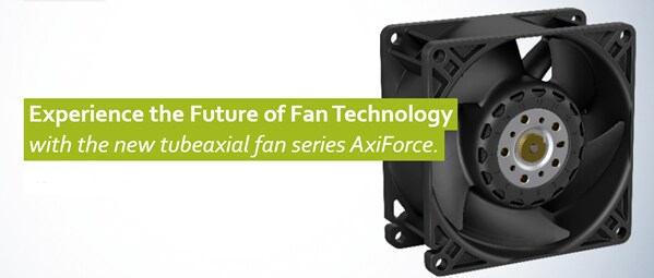 Infographic - ebm-papst AxiForce Efficient, Quiet Axial Fans