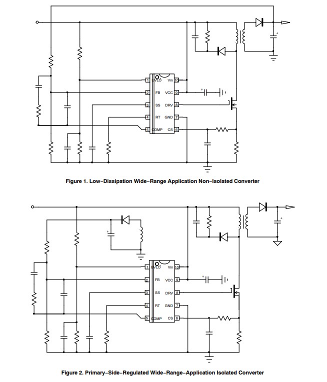 Schematic - onsemi NCV12711 Current Mode PWM Controller