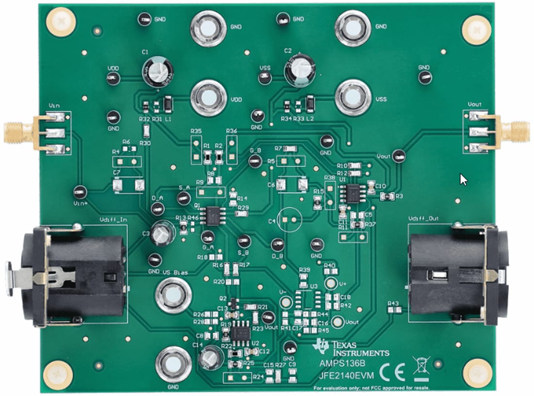 Texas Instruments JFE2140EVM JFET Evaluation Module (EVM)