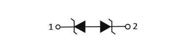 Block Diagram - Littelfuse AQ4337-01ETG Bidirectional TVS Diode Arrays