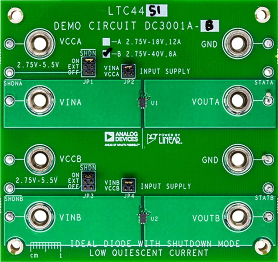 Mechanical Drawing - Analog Devices Inc. DC3001A-B Demo Circuit for LTC4451