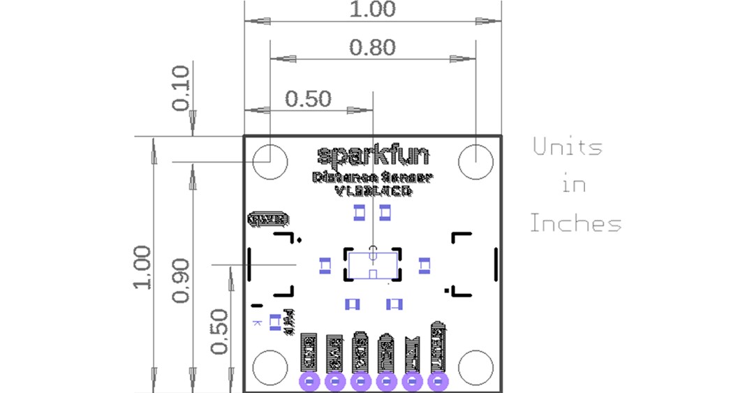 SparkFun Qwiic VL53L4CD Distance Sensor (SEN-18993)