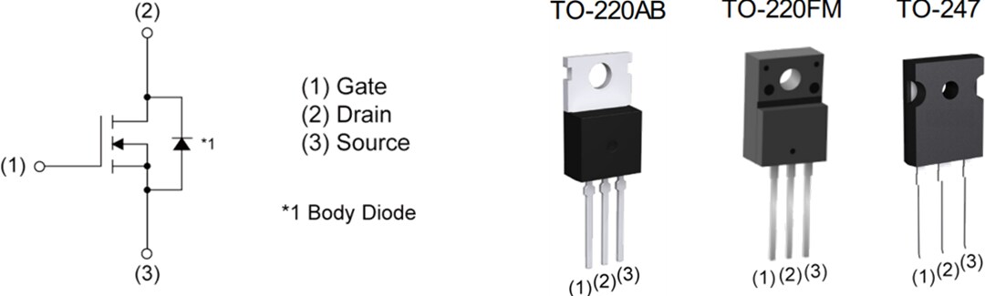 Schematic - ROHM Semiconductor 600V 4th Gen PrestoMOS™ Super Junction MOSFETs