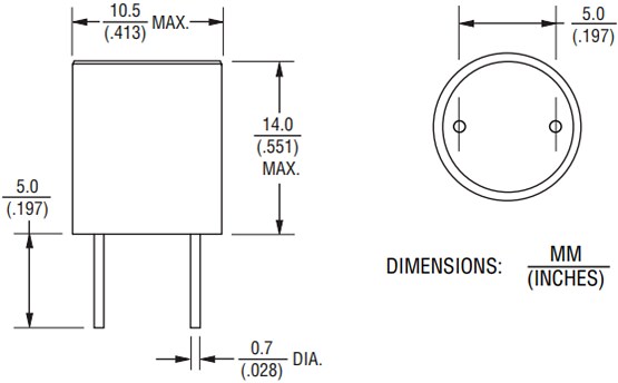 Bourns RL181S Radial Lead RF Chokes