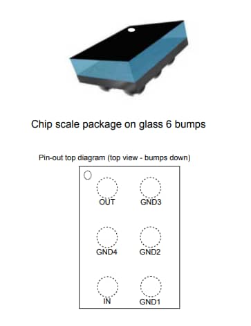 STMicroelectronics MLPF-WB-01D3 2.4GHz Low Pass Filter
