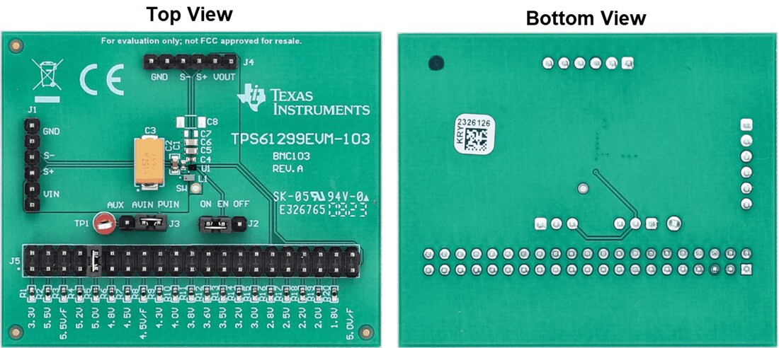 Mechanical Drawing - Texas Instruments TPS61299EVM-103 Converter Evaluation Module