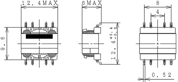 Mitsumi TR11-A-S Flyback Transformers