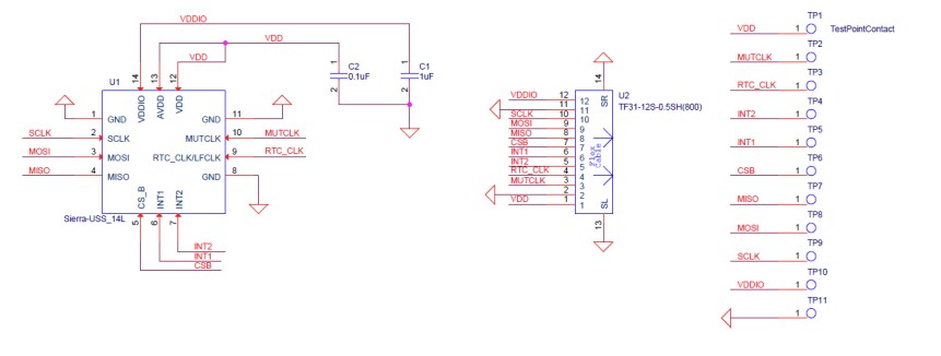 Schematic - TDK InvenSense EV_ICU-20201-00 Evaluation Board