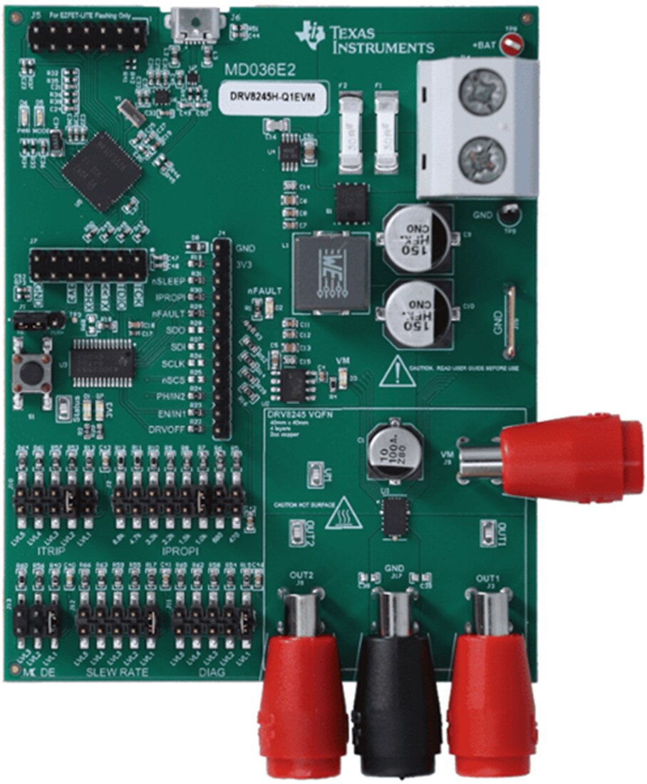 Mechanical Drawing - Texas Instruments DRV8245H-Q1EVM Driver Evaluation Module (EVM)