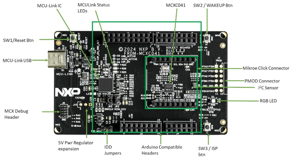 NXP Semiconductors FRDM-MCXC041 Development Board