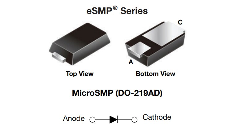 Application Circuit Diagram - Vishay MRSE1PK Surface-Mount Fast Switching Rectifier