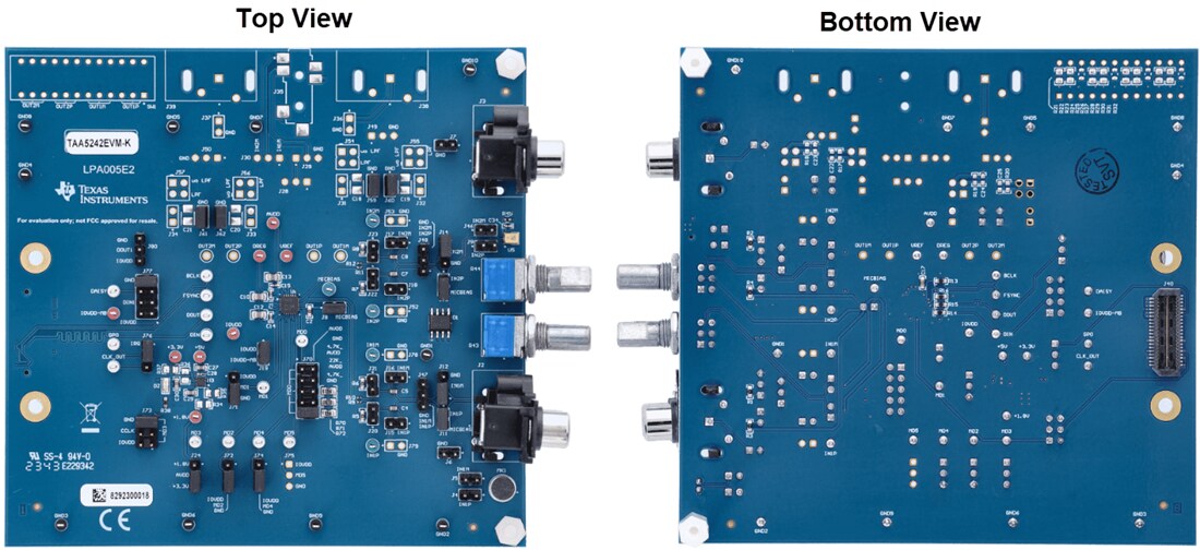 Mechanical Drawing - Texas Instruments TAx5x42EVM-K Evaluation Modules (EVMs)