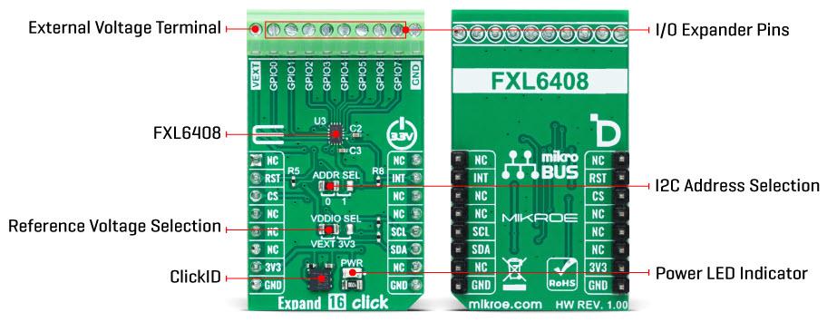 Mikroe MIKROE-5939 Expand 16 Click
