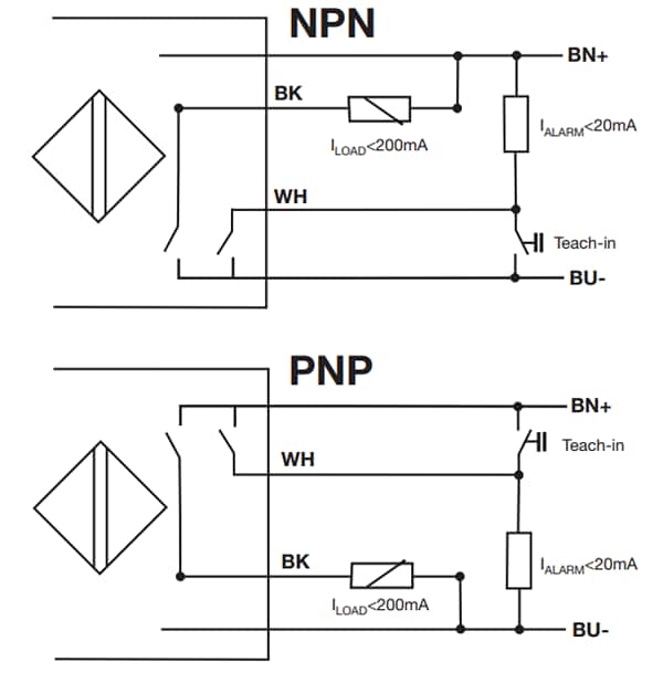 Application Circuit Diagram - Carlo Gavazzi CD46 Capacitive Sensors for Level