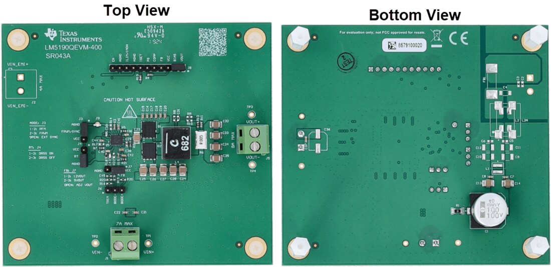 Location Circuit - Texas Instruments LM5190Q1EVM-400 Evaluation Module (EVM)